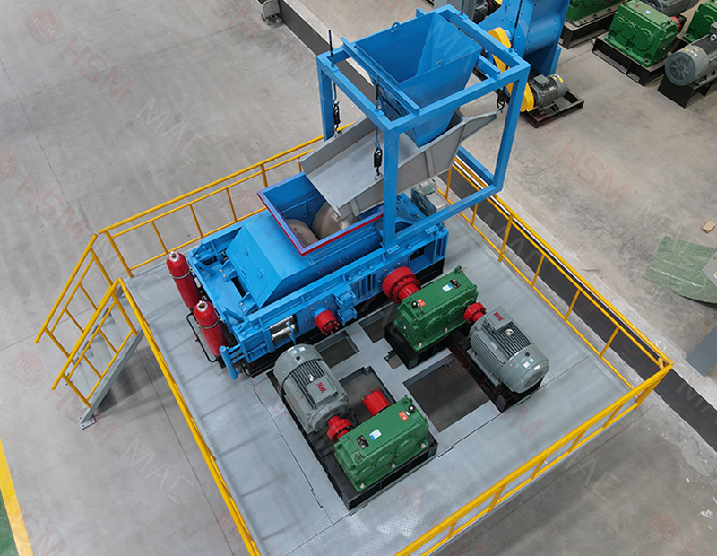 全液壓對輥制砂機